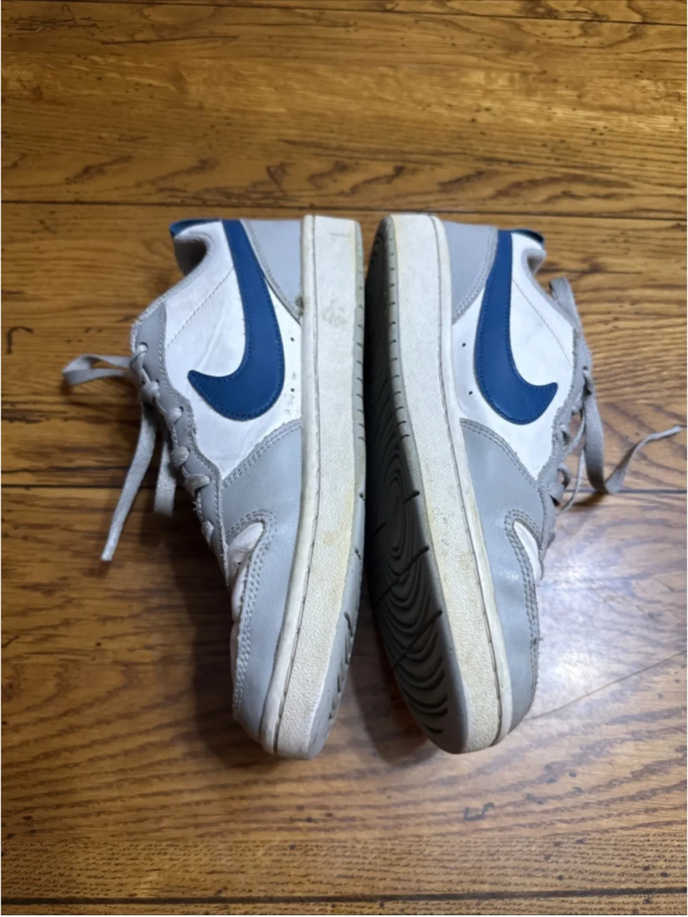 Nike Court Borough 2 Low White Light Smoke Grey Marina - BQ5448-117 5.5Y
